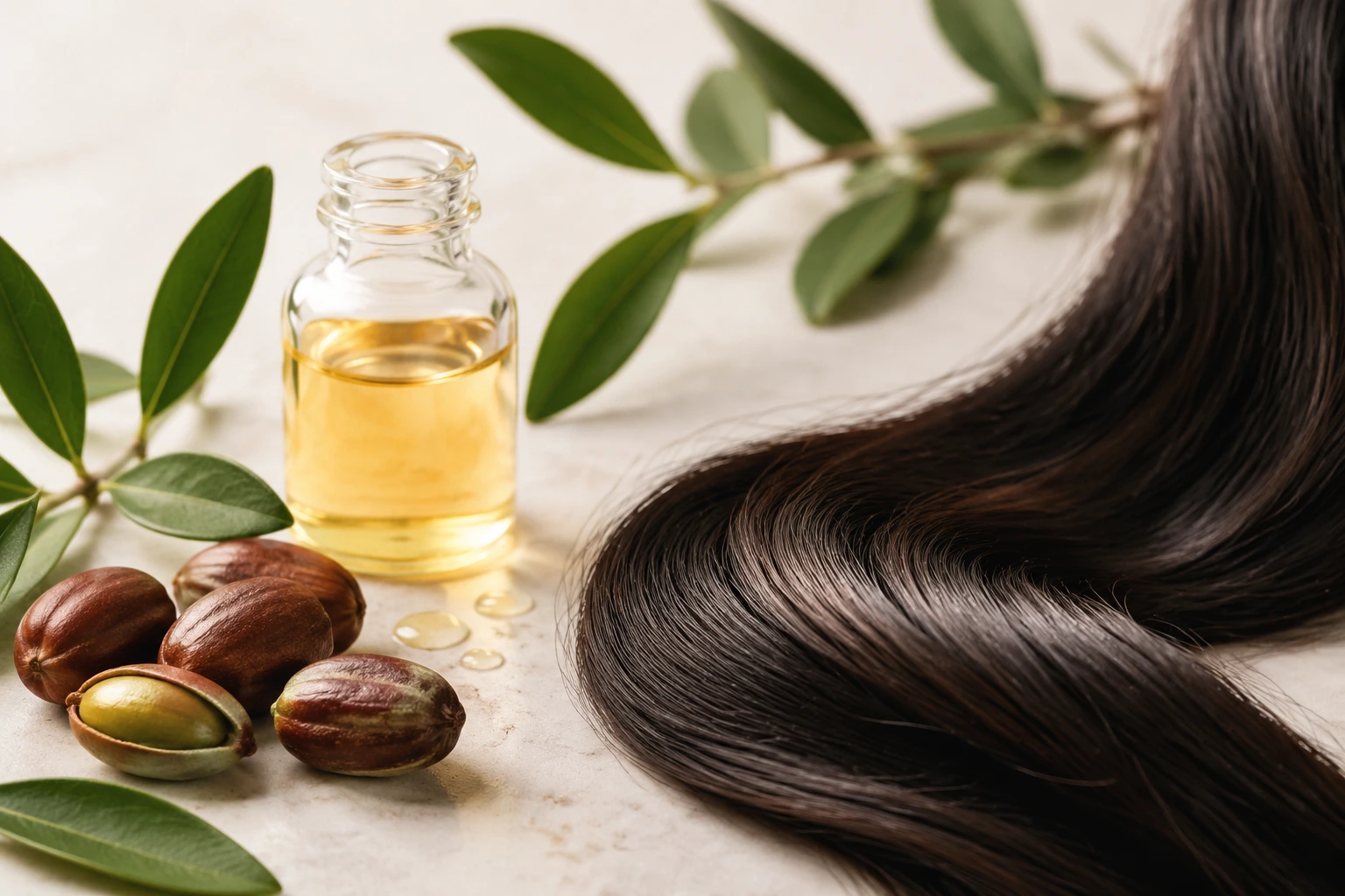 فواید روغن جوجوبا برای مو؛ آیا در رشد مو تاثیر دارد؟ نحوه مصرف